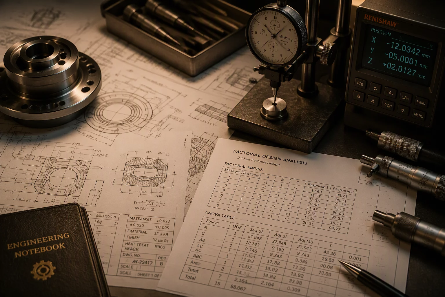 Structured Factorial Matrix Blueprint for Experimental Planning in Minitab